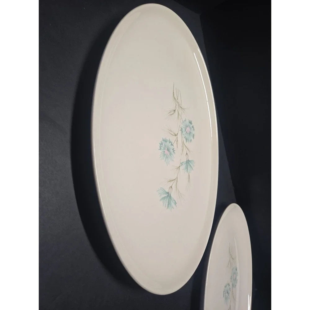 Taylor Smith Taylor Ever Yours Boutonniere Oval Serving Platters Set of 2 MCM